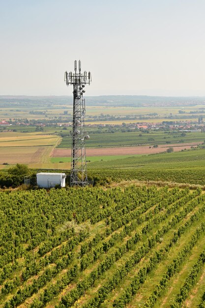 Photo telecommunication tower mast tv antennas wireless technology
