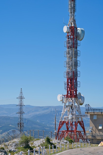 Photo telecommunication tower