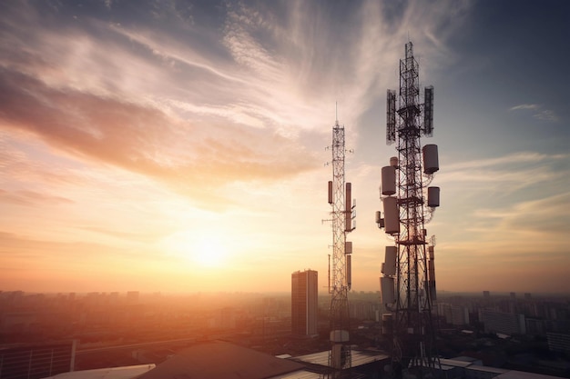 Telecommunications industry AI Generated