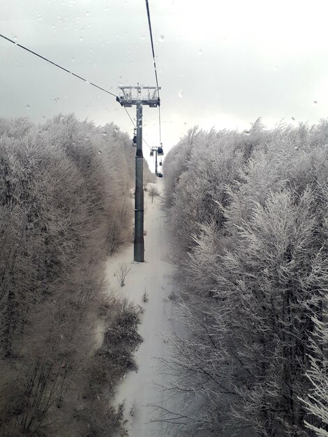 Teleferik kalkoen winter