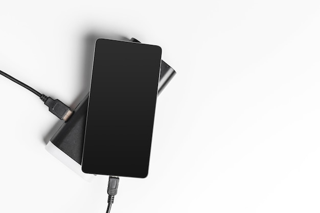 Telefoon mobiel verbinden met batterij powerbank