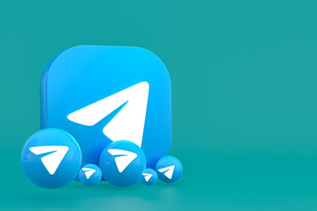 Минимальный рендеринг логотипа Telegram