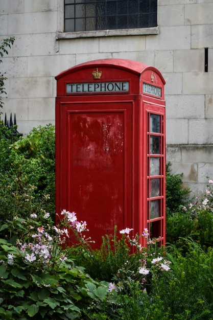 Photo telephone cabin in london, england