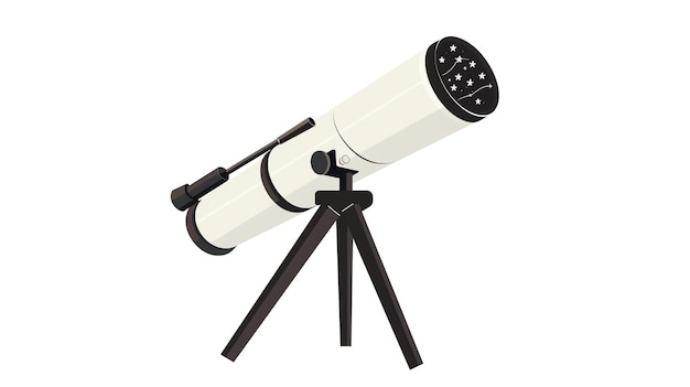 Foto un telescopio è uno strumento ottico che ci permette di vedere oggetti lontani