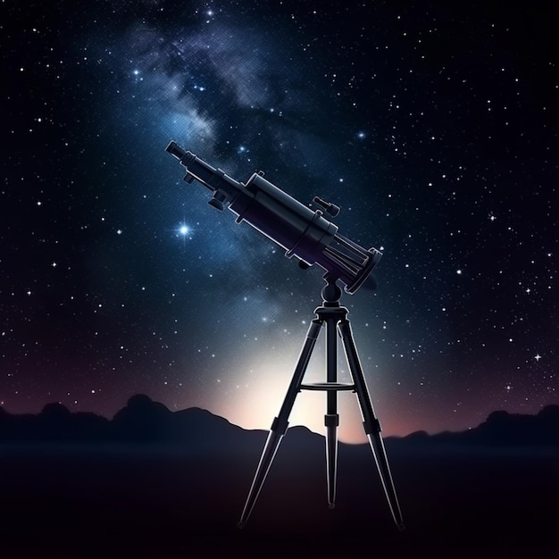 A telescope with the word stars on it