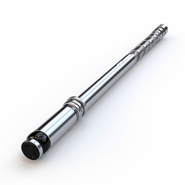 Telescopic baton with white background high quality