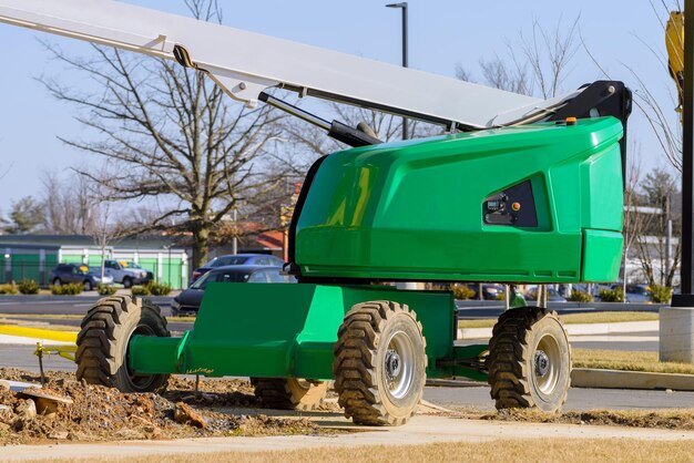 Telescopische platformkraan machinelift hydraulisch buiten