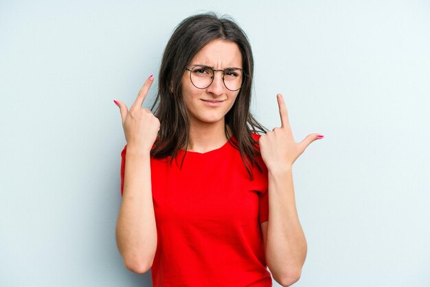 Teleurstellend gebaar tonen met wijsvinger