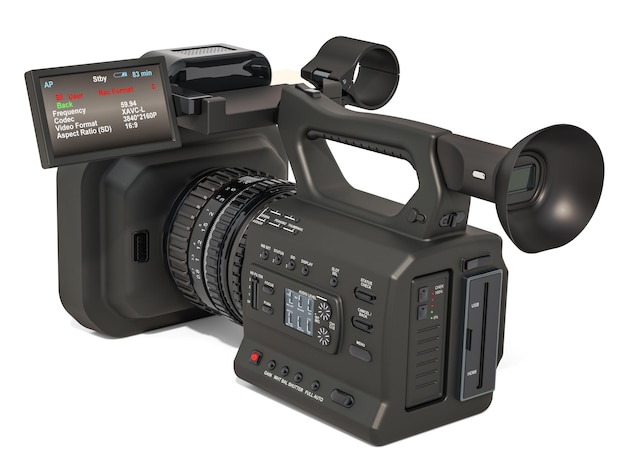 テレビカメラ プロ用ビデオカメラ 3D レンダリング