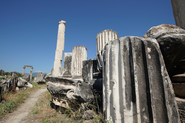 Tempel van Aphrodite in de oude stad Aphrodisias in Aydin Turkiye