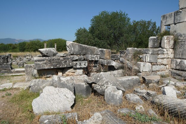 Tempel van Aphrodite in de oude stad Aphrodisias in Aydin Turkiye