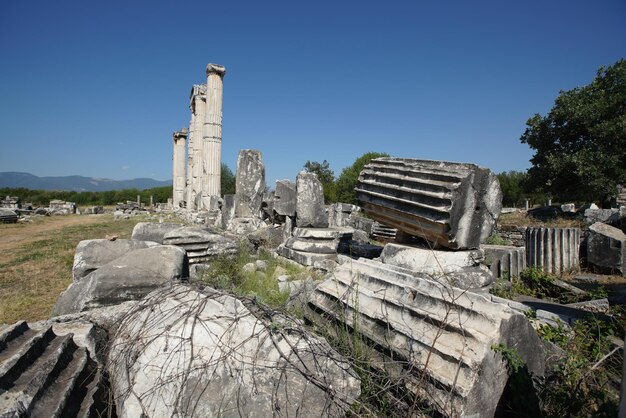 Tempel van Aphrodite in de oude stad Aphrodisias in Aydin Turkiye