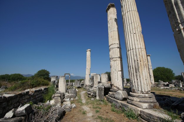 Tempel van Aphrodite in de oude stad Aphrodisias in Aydin Turkiye