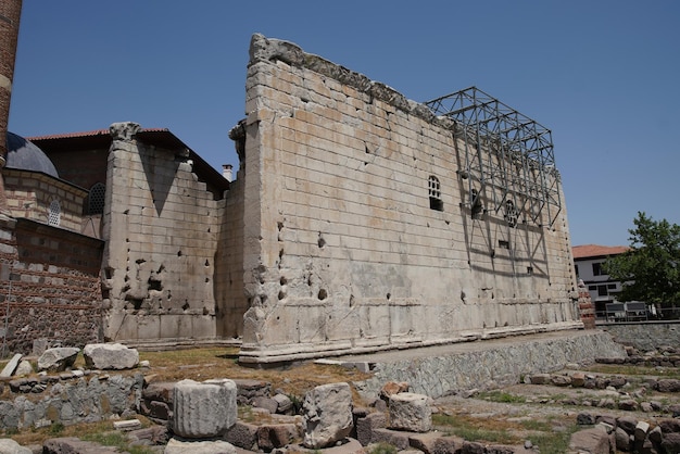 Tempel van Augustus en Rome in Ankara Turkiye