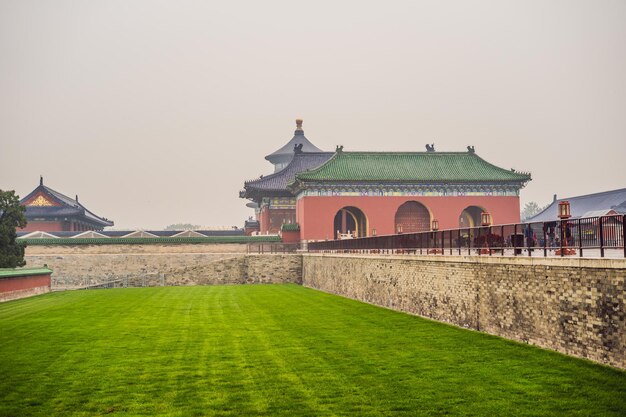 Tempel van de Hemel in Peking Een van de belangrijkste attracties van Peking