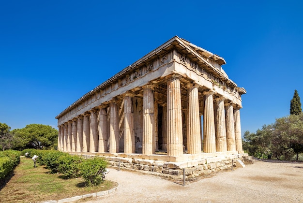 Tempel van Hephaestus in Agora Athene Griekenland