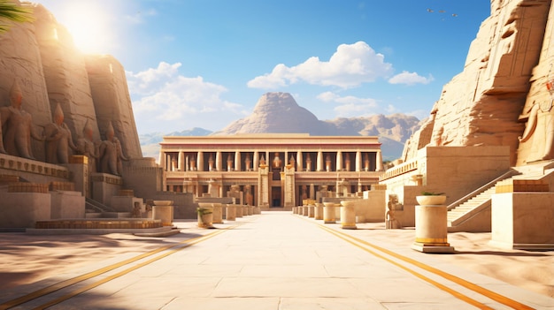 Tempel van koningin Hatshepsut Egypte