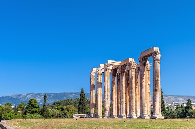 Tempel van Olympische Zeus Athene Griekenland