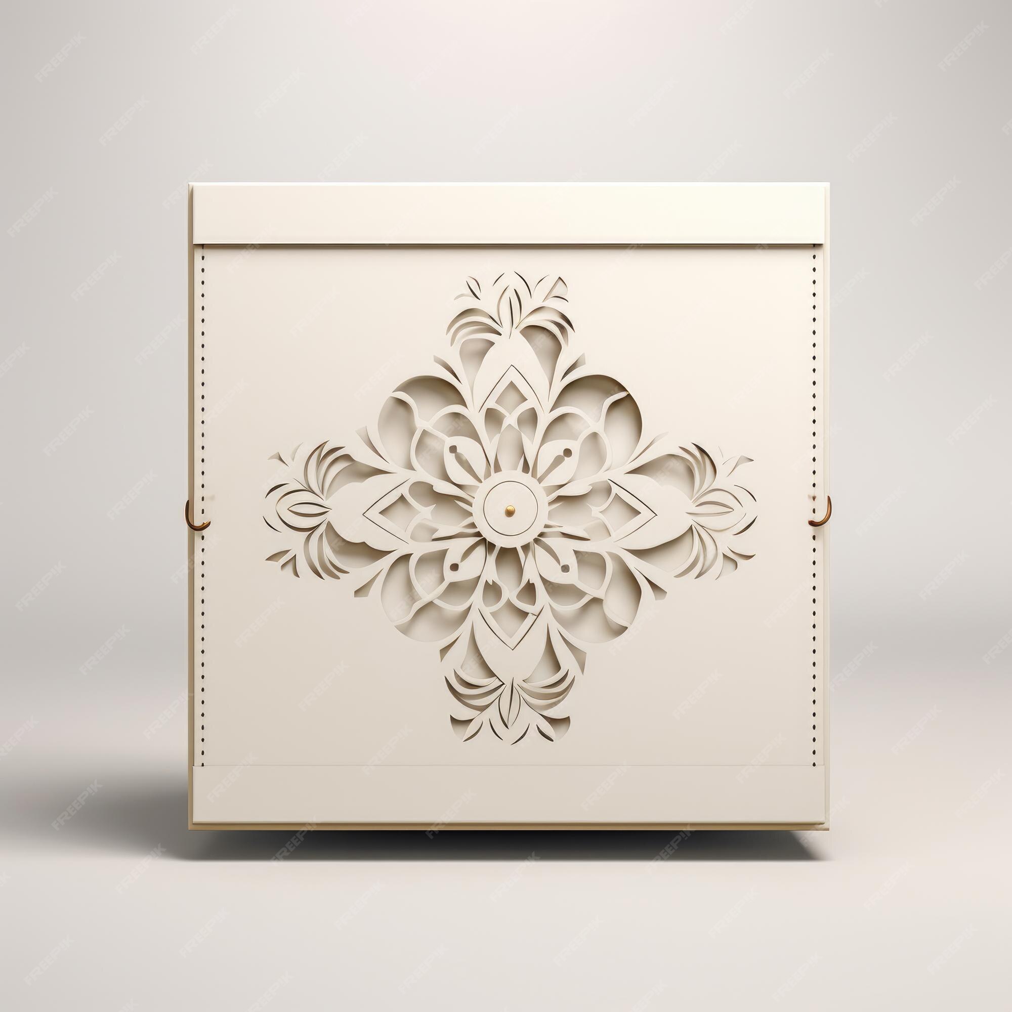 Premium AI Image | Template of cardboard box design