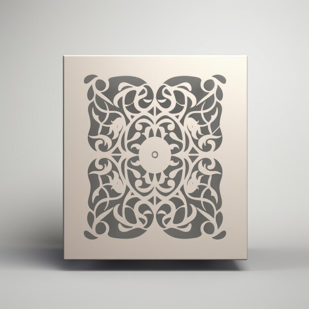 Premium AI Image | Template of cardboard box design