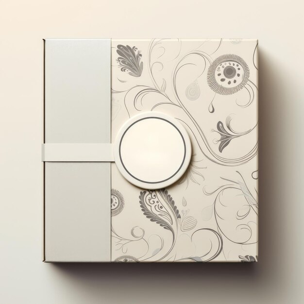 Premium AI Image | Template of cardboard box design