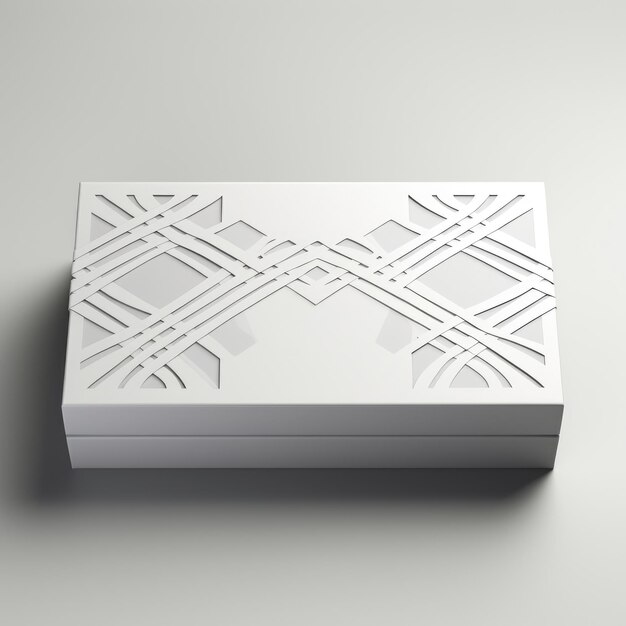 Premium AI Image | Template of cardboard box design