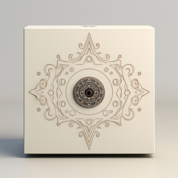 Premium AI Image | Template of cardboard box design