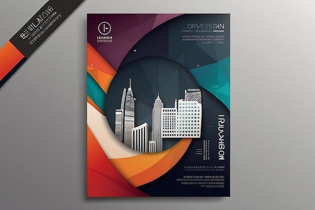 Photo template design layoutbrochure