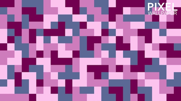 Template Pixel background abstract pink halftone color wallpaper design for Print