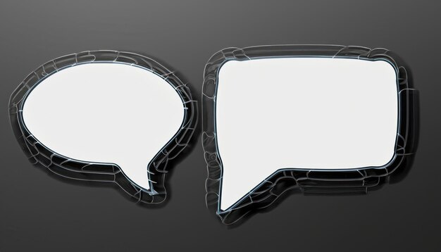 Template speech bubble