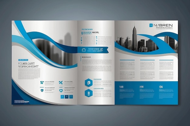 Template vector design for Brochure Annual Report