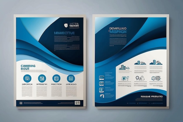 Template vector design for Brochure AnnualReport Magazine Poster Corporate Presentation Portfolio Flyer