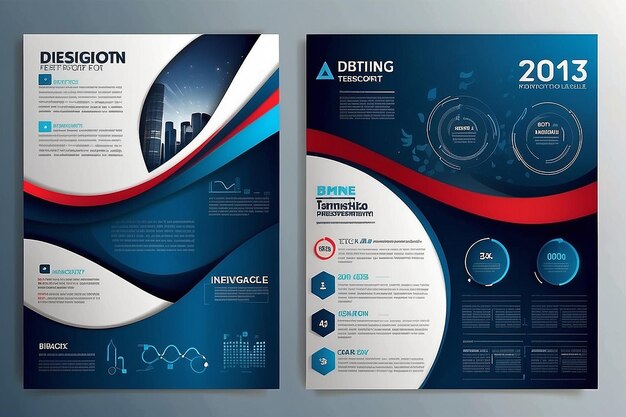 Photo template vector design for brochure annualreport magazine poster corporate presentation portfolio