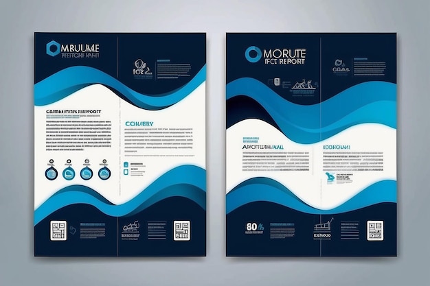Template vector design for Brochure AnnualReport Magazine Poster Corporate Presentation Portfolio