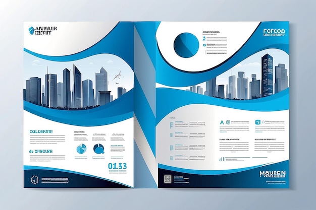 Template vector design for Brochure AnnualReport Magazine Poster Corporate Presentation