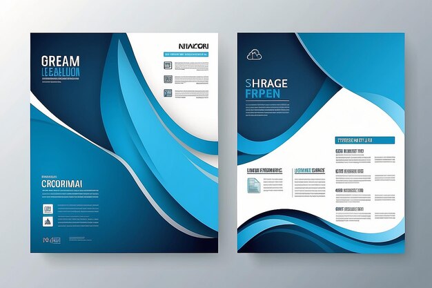 Template vector design for Brochure AnnualReport Magazine Poster Corporate Presentation