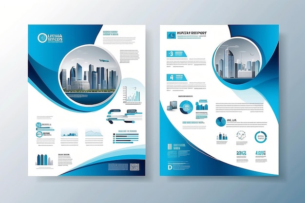 Template vector design for Brochure AnnualReport Magazine Poster Corporate Presentation