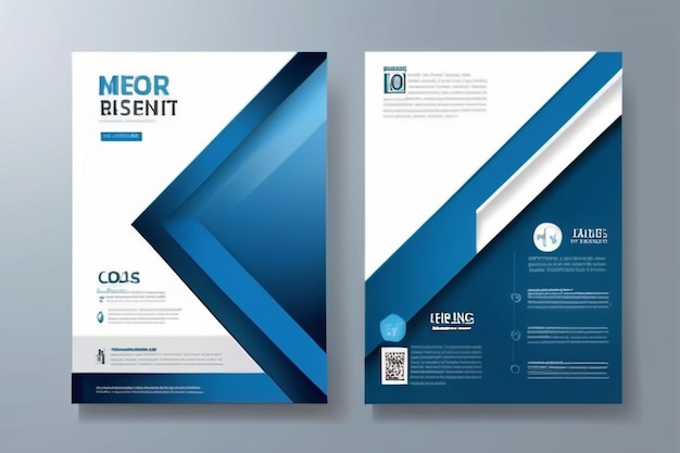 Шаблон векторного дизайна для брошюры AnnualReport Magazine Постер Корпоративная презентация