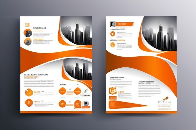template vector design for brochure annualreport magazine poster corporate presentation