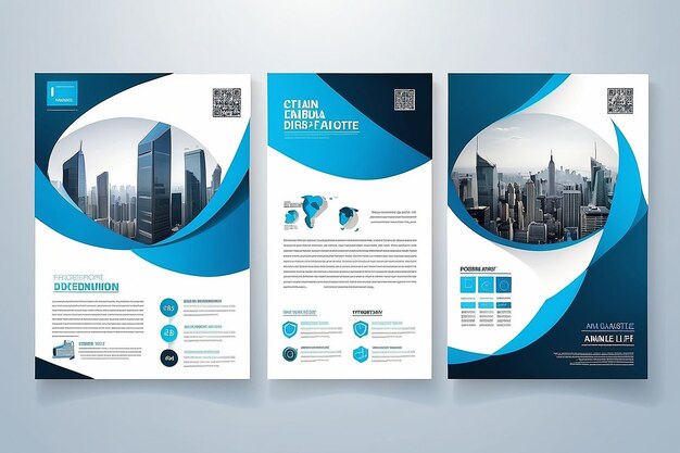 Template vector design for Brochure AnnualReport Magazine Poster