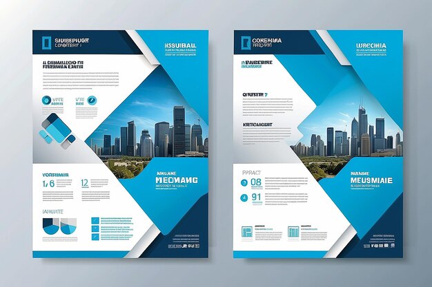 Template vector design for Brochure AnnualReport Magazine Poster