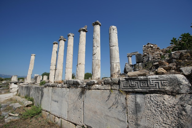 Aydin Turkiye의 Aphrodisias 고대 도시에 있는 아프로디테 신전