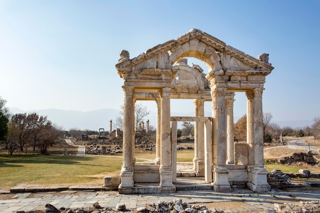 Aphrodisias Turkey의 아프로디테 신전 (Aydin / 터키)