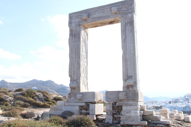 Temple of Apollo Naxos Greece