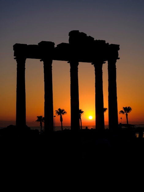 Temple of Apollo in Side Antalya Turkey