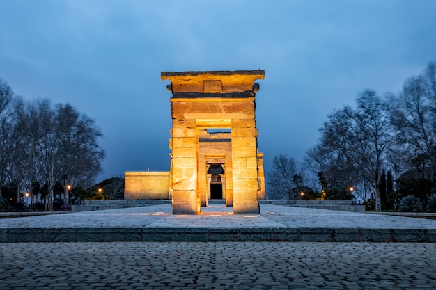 Temple of Debod in Madrid