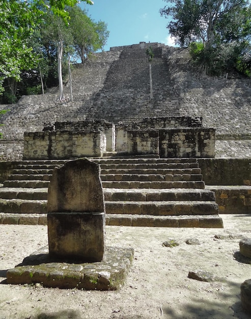 temple detail at Calakmul