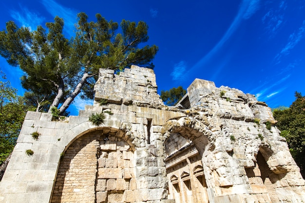 Temple of Diana in Nimes, France