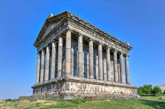 Photo temple of garni an ionic pagan temple located in the village of garni armenia it is the bestknown structure and symbol of prechristian armenia