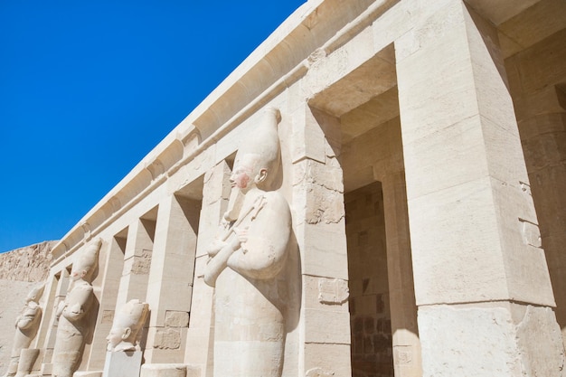 The temple of Hatshepsut near Luxor in Egypt